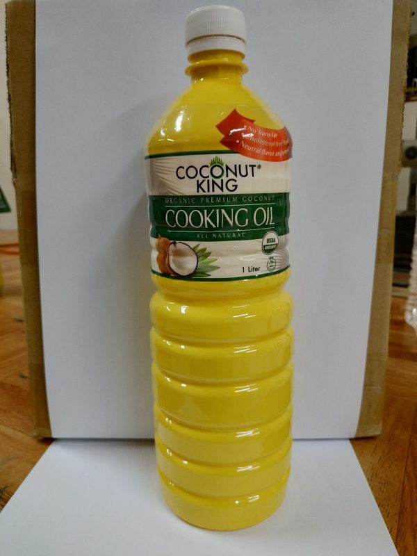 Coconut King Organic Premium Coconut Cooking Oil 1 liter Fresh Harvest